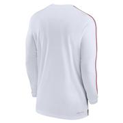 Alabama Nike Dri-Fit Sideline UV Coach Long Sleeve Top